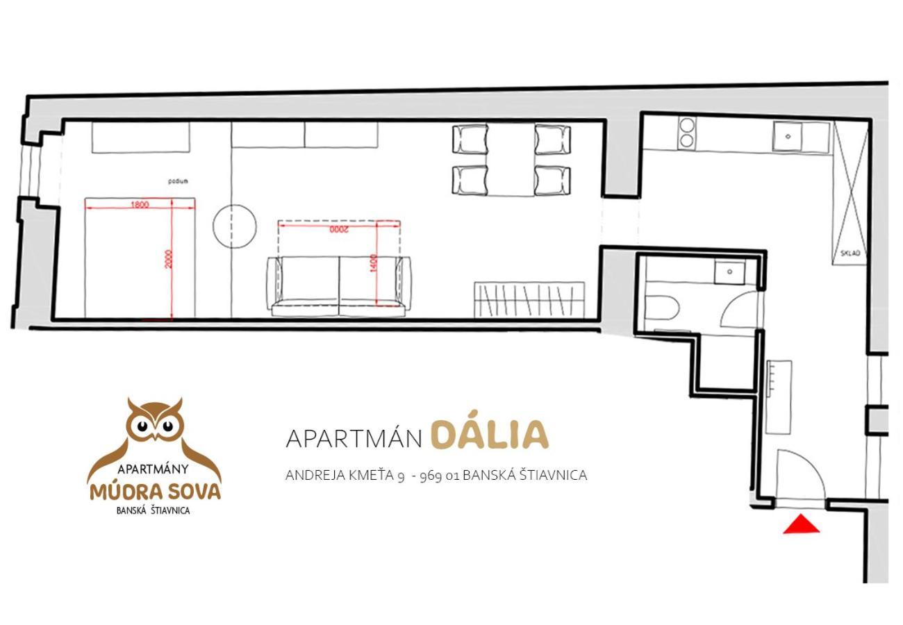 Apartmany Mudra Sova Banská Štiavnica Eksteriør bilde