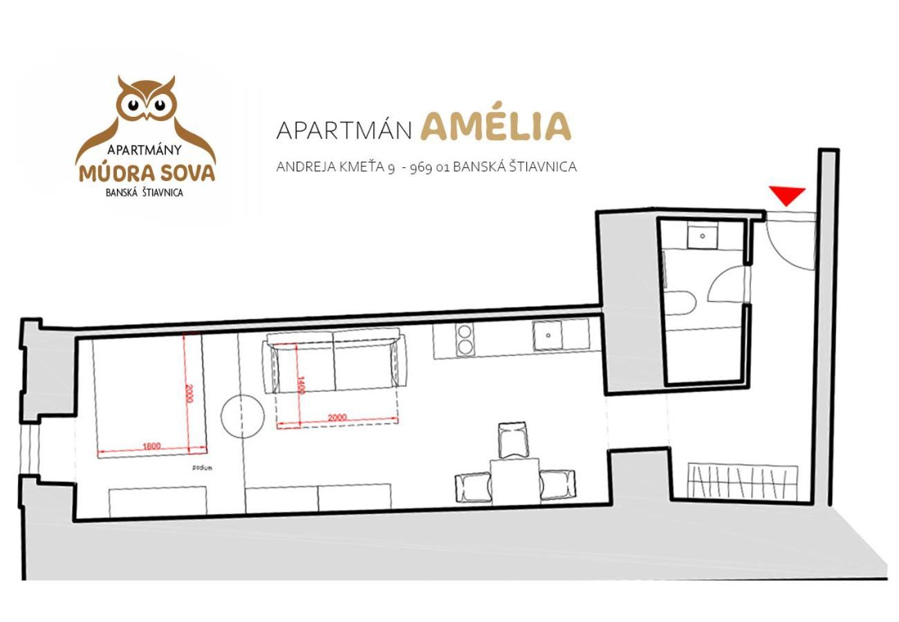 Apartmany Mudra Sova Banská Štiavnica Eksteriør bilde