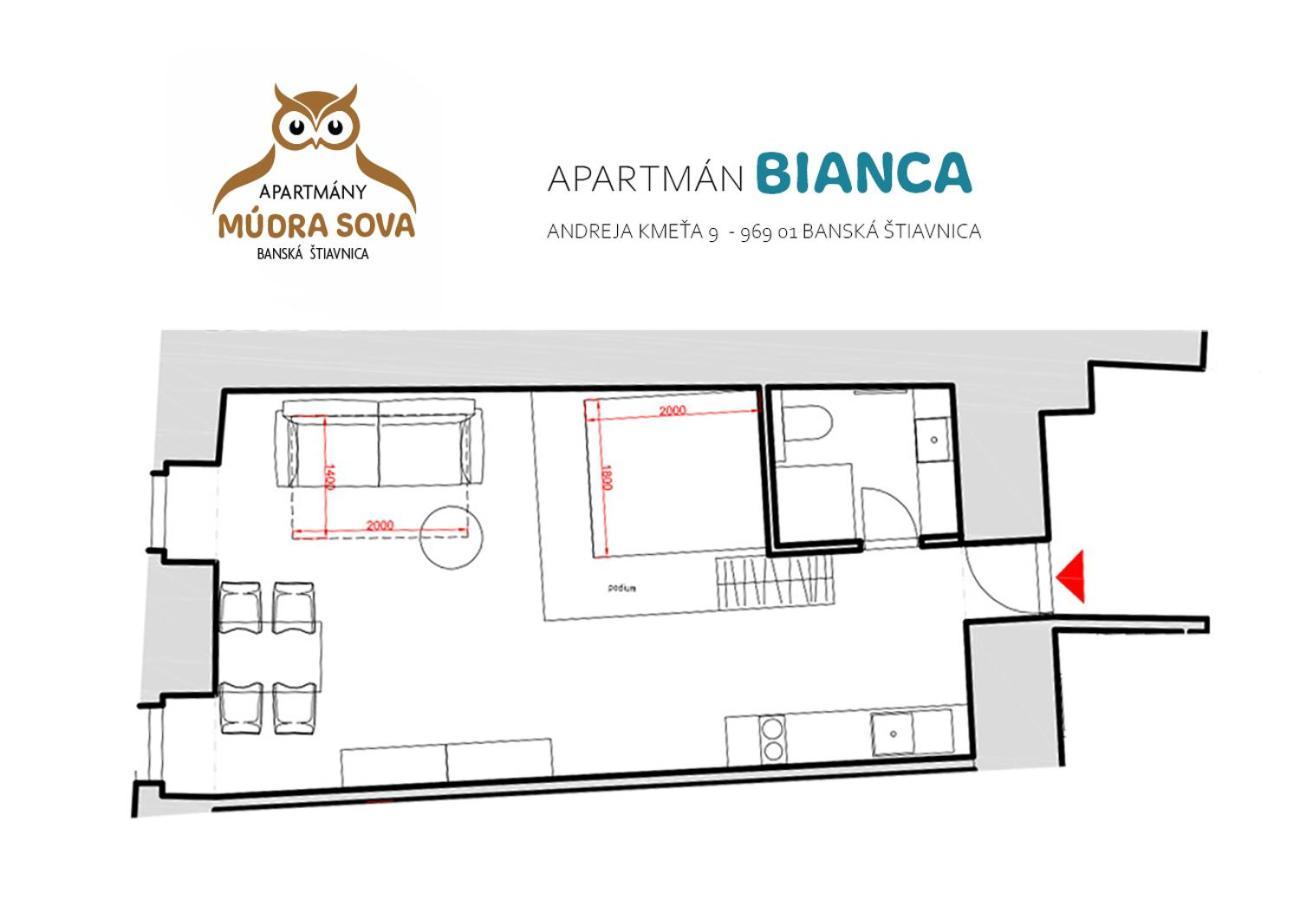 Apartmany Mudra Sova Banská Štiavnica Eksteriør bilde