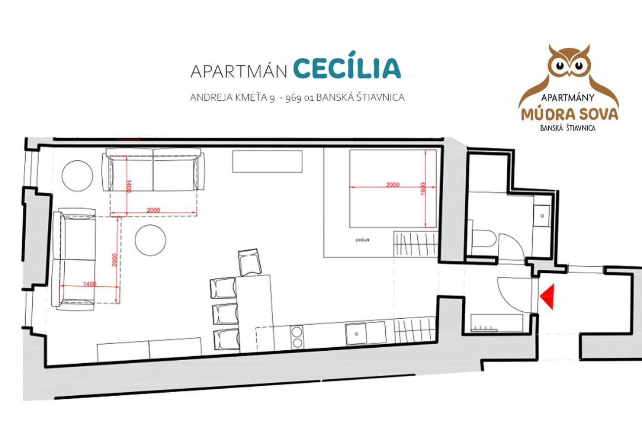 Apartmany Mudra Sova Banská Štiavnica Eksteriør bilde